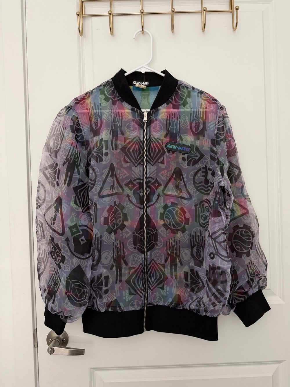 Meow Wolf MW+HS Factory Bomber Jacket - Reversible Sheer - Size XS/S